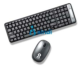 BROBOTIX 6000625 Kit Teclado y Mouse Inalámbrico Compacto Español Negro/Gris Product Key 6000625