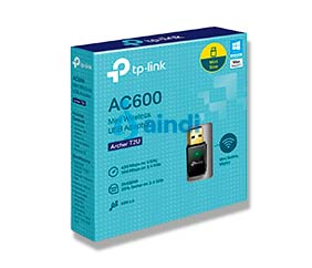 TP-LINK Archer T2U Adaptador USB Dual Band AC600 inalámbrico Product Key: Archer T2U
