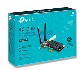 TP-LINK Archer T4E V1 Tarjeta Dual Band PCI-Express WiFi de doble banda MIMO y Beamforming (Archer T4E)