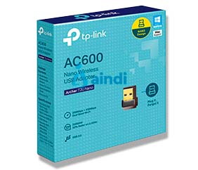 TP-LINK Archer T2U Nano V1 Adaptador USB inalámbrico Dual Band AC600 | Archer T2U Nano