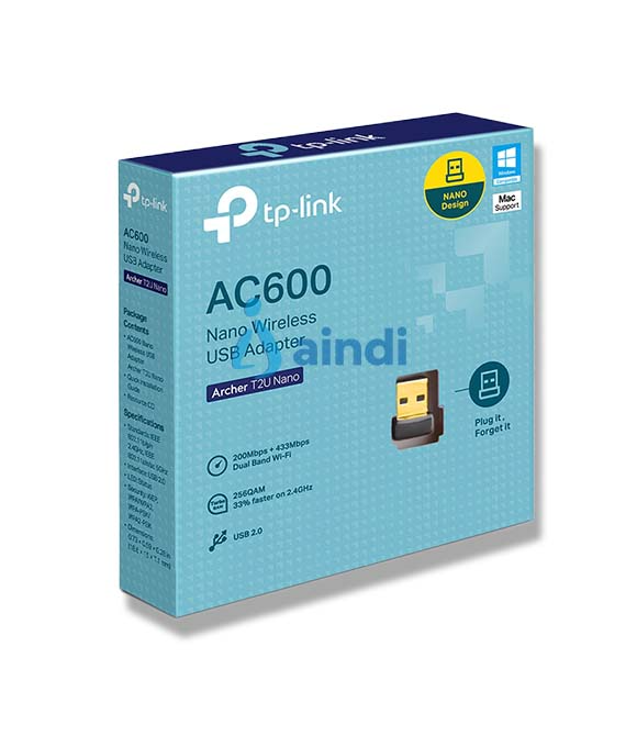 Adaptador USB Dual Band TP-LINK Archer T2U Nano** ---