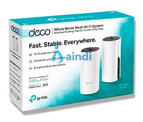 TP-LINK Deco M4(2-Pack) Sistema WiFi Mesh AC1200 Kit Sistema Wifi Deco M4(2-Pack) [Deco M4(2-Pack)]