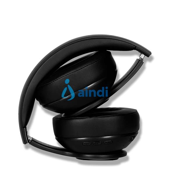 DIADEMA VORAGO HPB-350 BLUETOOTH/3.5MM/TF/FM  12HRS MANOS LIBRES PLEGABLES LUZ BLANCA
