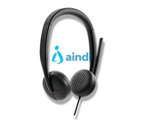 Audífonos Dell Pro Estéreo Diadema Alámbricos 2.0m Biauricular USB Windows MacOs Negro