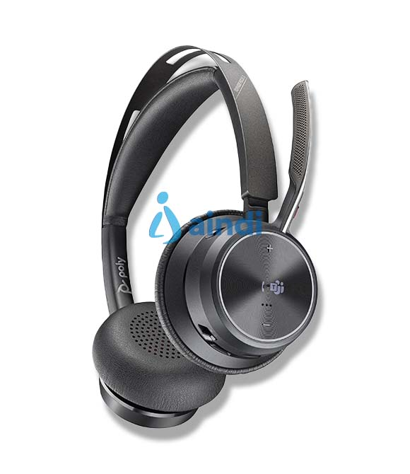 DIADEMA POLY HP 77Y85AA VOYAGER FOCUS 2 UC/ VERSION MICROSOFT TEAMS BLUETOOTH DONGLE USB-A CONEXION DE HASTA 2 DISPOSITIVOS ESTEREO HASTA19 H DE CONVERSACION ALCANCE HASTA 50 M SIN BASE DE CARGA