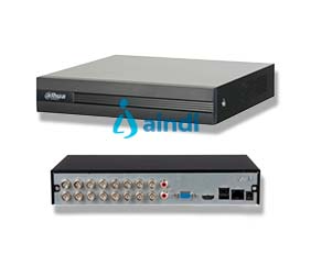 Dahua Technology DH-XVR1B16H-I XVR1B16H-I DVR 16 canales 5MP Lite, WizS, H.265+, HDCVI + 8 IP