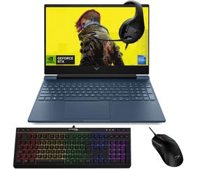 Laptop Gamer Hp Victus - Intel Core I7 12500h (12 Va Gen), 16gb Ram, Ssd 512gb, Pantalla 15.6 Led Fhd, Geforce Rtx 3050, Windows 11 Home (64 Bits), Con Bundle, Teclado +  Mouse + Diadema.