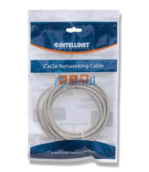 Intellinet Cable de red Cat6, UTP. Longitud de cable: 2 m, Cable estándar: Cat6, Blindaje de cable: U/UTP (UTP), Conector 1: RJ-45, Conector 2: RJ-45,