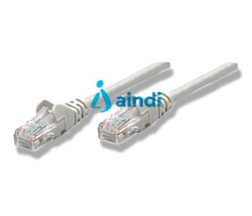 INTELLINET Cable Red Cat6 UTP RJ45 M-M 0.5m Blanco | 341936