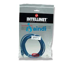 Intellinet 319829 Cable de Red Cat5e UTP RJ45 M-M 4.2 m Azul