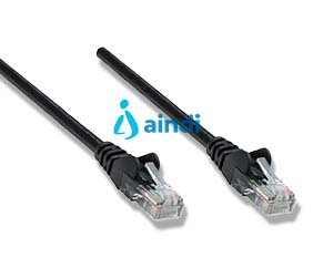 Intellinet 342032 Cable Patch Cat 6 UTP Negro 0.5 m