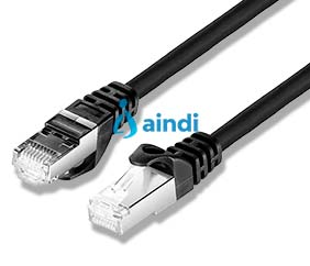 Intellinet Cable Red Cat6a S/FTP RJ45 50 Micras 3m Negro 741545