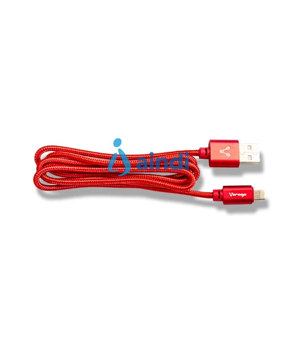 CABLE VORAGO USB CAB-113 ROJO USB 2 A MICRO USB 1METROS BOLS