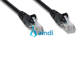Cable de Red Patch Cat 6A S/FTP - 7.6M (25.0 ft) - Negro