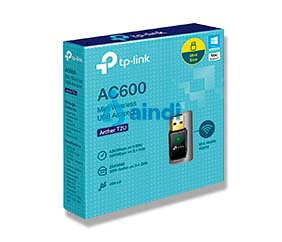 TARJETA DE RED USB TP-LINK ARCHER T2U DUAL BAND AC600 5GHZ 433MBPS O 2.4GHZ 150MBPS 802.11AC/A/N/G/B