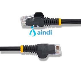 CABLE DE RED DE 10M NEGRO CAT5E ETHERNET RJ45 SIN ENGANCHES - LATIGUILLO SNAGLESS - STARTECH.COM MOD. 45PAT10MBK