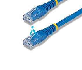 CABLE DE RED 91CM CATEGORÍA CAT6 UTP RJ45 GIGABIT ETHERNET CERTIFICADO ETL - PATCH MOLDEADO - AZUL - STARTECH.COM MOD. C6PATCH3BL