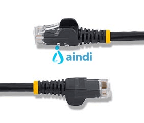 Cable de red ethernet snagless sin enganches cat 6 gigabit 2m - negro - startech.com mod. n6patc2mbk