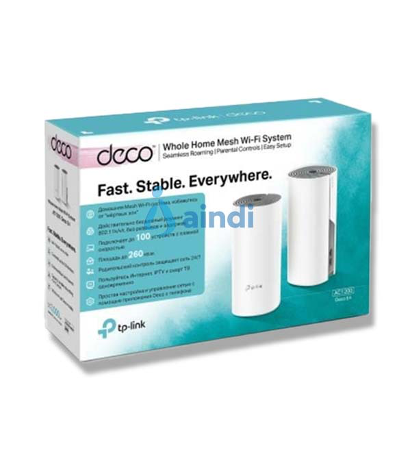 KIT Sistema MESH Wifi TP-LINK Deco E4(2-Pack)