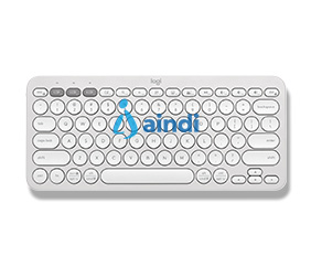 Logitech Pebble Keys 2 K380S Teclado Bluetooth Multidispositivo Blanco 920-011784