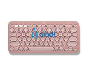 Logitech Pebble Keys 2 K380S Teclado Bluetooth Multidispositivo Rosa 920-011785
