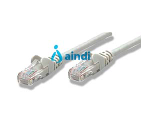 Intellinet 320627 Cable Patch CAT 5e UTP Gris 30.5 m (100 ft) - 320627