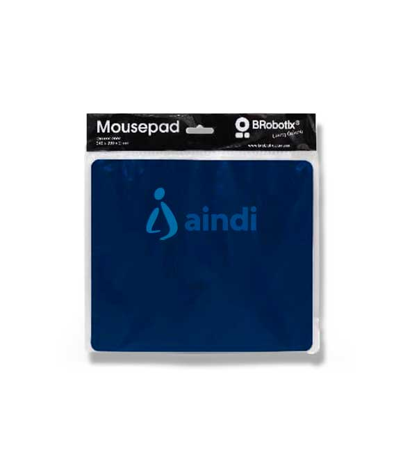 Mouse Pad Ultra Delgado Azul Marino con Bolsa BROBOTIX 695157