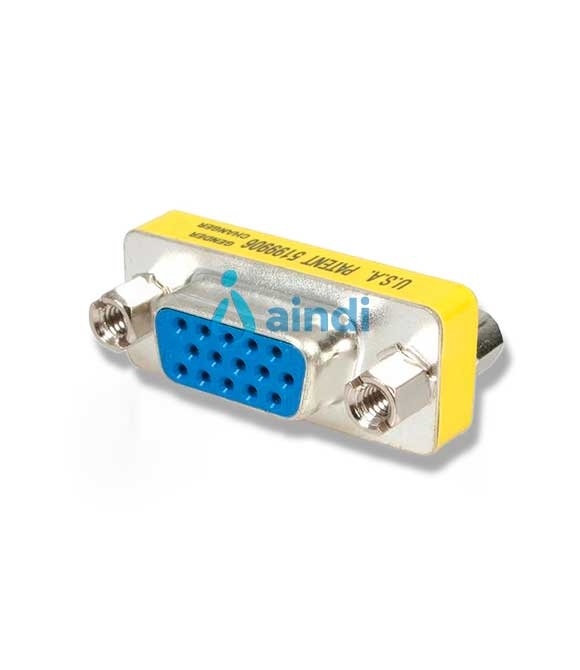 CAMBIADOR DELGADO DE GENERO VGA HD15 HEMBRA A HEMBRA - ACOPLADOR - STARTECH.COM MOD. GC15HSF