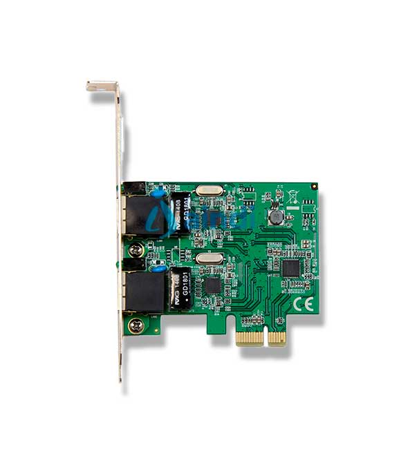 ADAPTADOR TARJETA DE RED NIC PCI EXPRESS PCI-E DE 2 PUERTOS GIGABIT ETHERNET - 2X RJ45 HEMBRA - STARTECH.COM MOD. ST1000SPEXD4