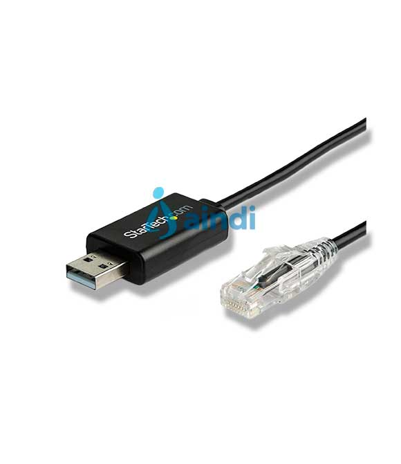 Adaptador USB de 1.8m para Consola Cisco - 460Kbps - Adaptador USB a RJ45 - Compatible con Windows®, Mac y Linux® - M/M - StarTech.com Mod. ICUSBROLLOVR