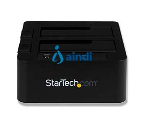 DOCKING STATION USB 3.0 DE 2 BAHíAS SATA DE 2.5 O 3.5 PULGADAS PARA SSD O DISCO DURO BASE DE CONEXIóN PARA UNIDADES DE DISCO - STARTECH.COM MOD. SDOCK2U33V