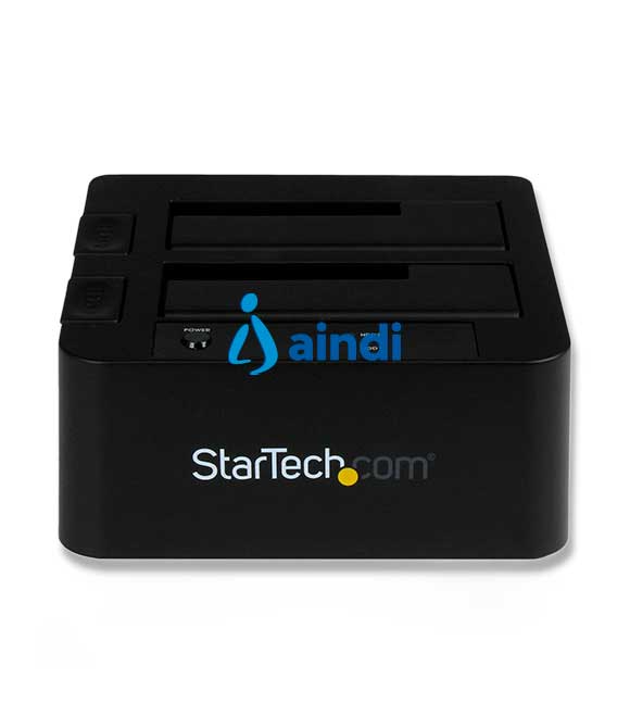 DOCKING STATION USB 3.0 DE 2 BAHíAS SATA DE 2.5 O 3.5 PULGADAS PARA SSD O DISCO DURO BASE DE CONEXIóN PARA UNIDADES DE DISCO - STARTECH.COM MOD. SDOCK2U33V