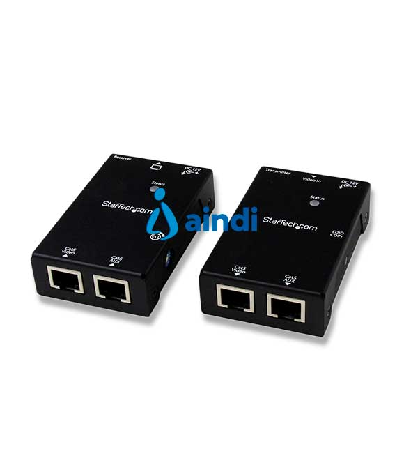 KIT EXTENSOR DE VIDEO Y AUDIO HDMI POR CABLE UTP ETHERNET CAT5 CAT6 RJ45 CON POWER OVER CABLE - 50M - STARTECH.COM MOD. ST121SHD50