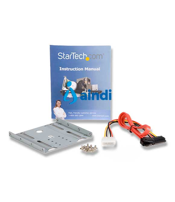JUEGO KIT ADAPTADOR DE MONTAJE PARA DISCO DURO SATA DE 2.5 PULGADAS EN BAHÍA DE 3.5 - STARTECH.COM MOD. BRACKET25SAT