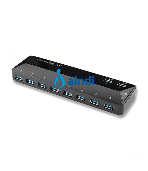 HUB CONCENTRADOR USB 3.0 DE 10 PUERTOS - HUB CON PUERTOS DE CARGA Y SINCRONIZACIóN - 2 PUERTOS DE 1.5A - STARTECH.COM MOD. ST103008U2C