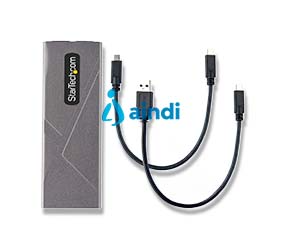 Gabinete Externo USB-C para M.2 NVMe/SATA M2-USB-C-NVME-SATA