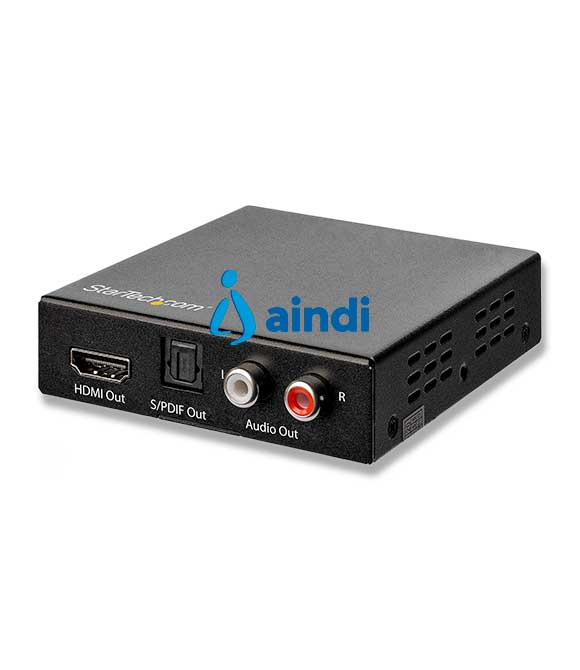 DIVISOR DE AUDIO Y VIDEO HDMI 4K 60HZ - HDR - EXTRACTOR DE AUDIO - RCA - STARTECH.COM MOD. HD202A