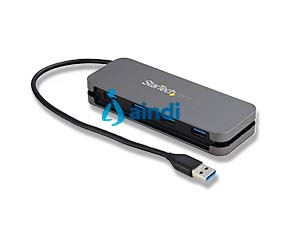 HUB USB 3.0 de 4 Puertos USB-A - StarTech.com (Mod. HB30AM4AB)