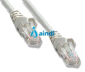 INTELLINET 319812 Cable de Red Cat5e CABLE PATCH 4.2m UTP Gris