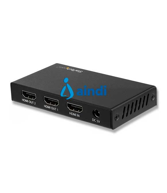 SPLITTER HDMI DE 2 PUERTOS HDR 4K 60HZ - DIVISOR HDMI 1 ENTRADA 2 SALIDAS - SPLITTER HDMI 2 SALIDAS - DIVISOR DE PUERTOS HDMI - STARTECH.COM MOD. ST122HD202