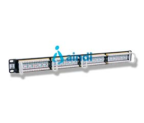 Intellinet Panneau de brassage Cat6, UTP, 24 ports, 1U, noir