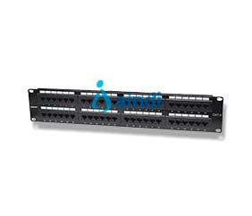 INTELLINET 560283 Panel de Parcheo CAT 6 de 48 Puertos y 2 Niveles - 560283