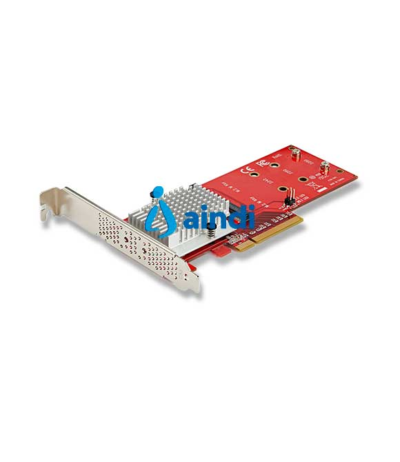 TARJETA ADAPTADORA PCIE 3.0 PARA M.2 SSD - DOBLE X8 - ADAPTADOR PCI EXPRESS 3.0 PARA PCIE NVME Y PCIE AHCI M.2 SSD - STARTECH.COM MOD. PEX8M2E2
