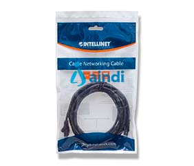 Cable Patch Intellinet 343350 Cat 6 UTP Negro 5.0 m (16.4 ft)