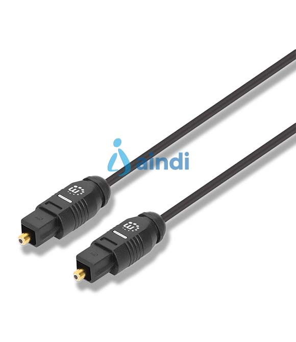 CABLE AUDIO,MANHATTAN,356084, TOSLINK S/PDIF M-M 3.0M NEGRO
