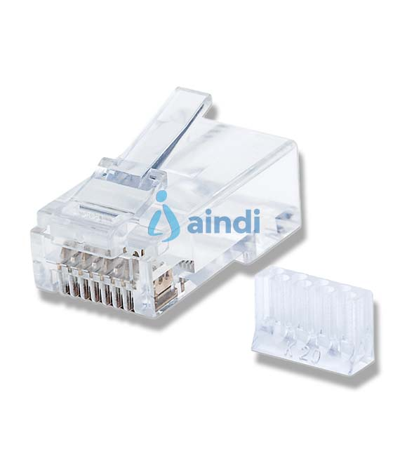 PLUG RJ45 , INTELLINET, 790604 , CAT 6 UTP SOLIDO 90 PZAS