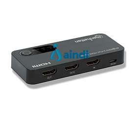 Video Splitter HDMI 4K@60Hz Manhattan 207614 - 1 Entrada y 2 Salidas, 18 Gbps