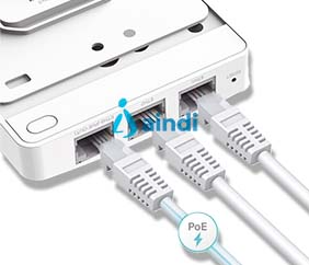 TP-Link EAP235-WALL Access Point de montaje para pared AC1200 Gigabit Doble Banda WiFi MU-MIMO Omada