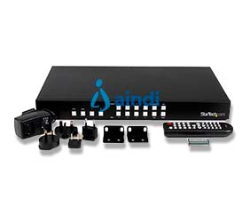 StarTech.com Switch Conmutador Matrix HDMI 4x4 con Multivisor Videowall o Imagen e Imagen PAP