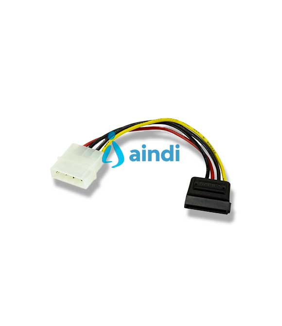 ADAPTADOR DE 15CM DE ALIMENTACIóN LP4 A SATA - 1X LP4 MACHO - 1X SATA DE PODER 15 PINES - STARTECH.COM MOD. SATAPOWADAP